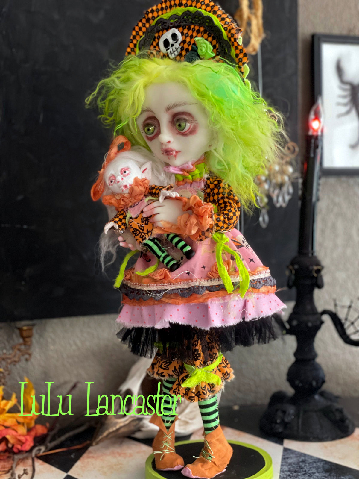 Cintha Vampire Original LuLu Lancaster Halloween Art Dolls