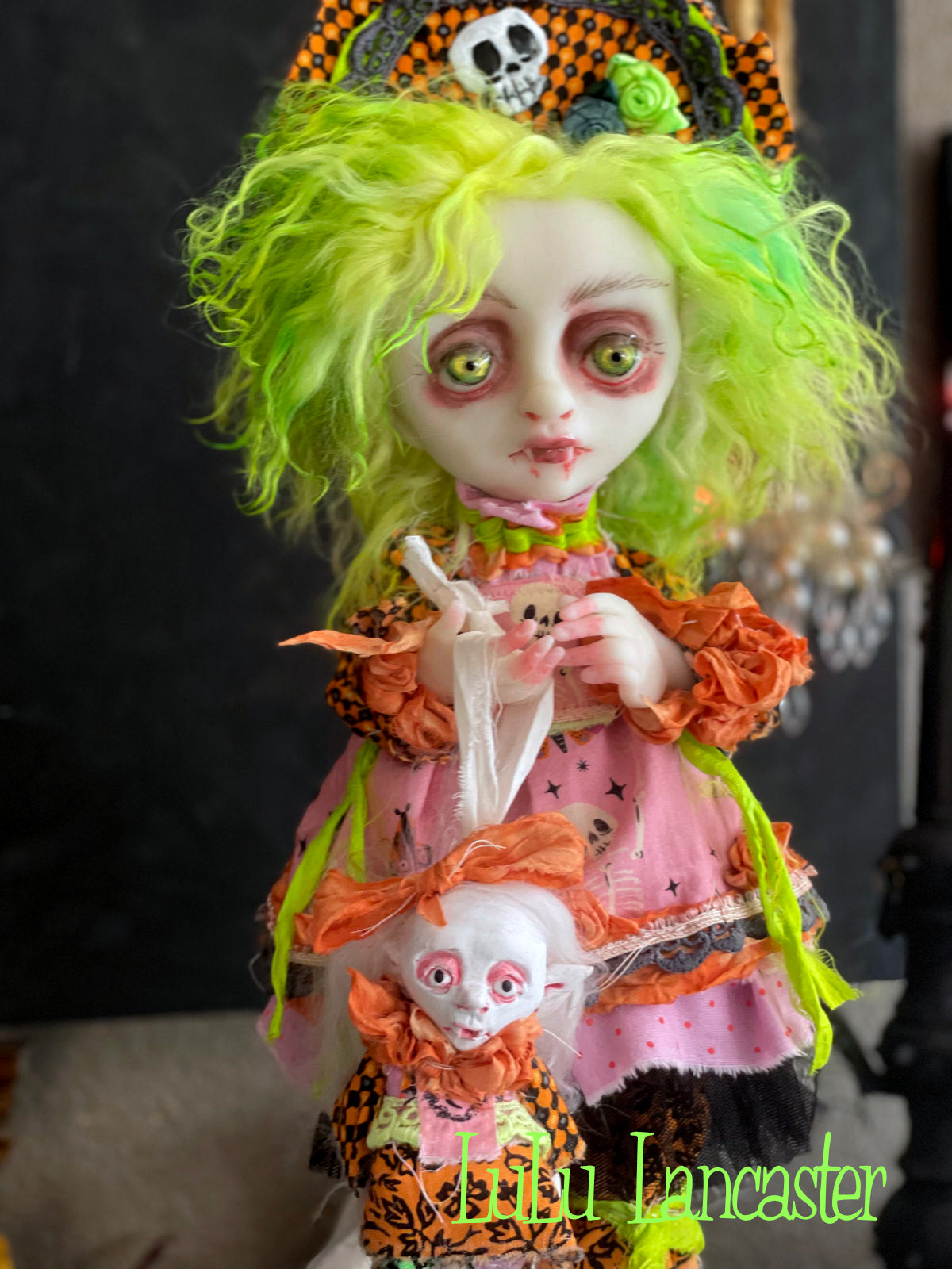 Cintha Vampire Original LuLu Lancaster Halloween Art Dolls