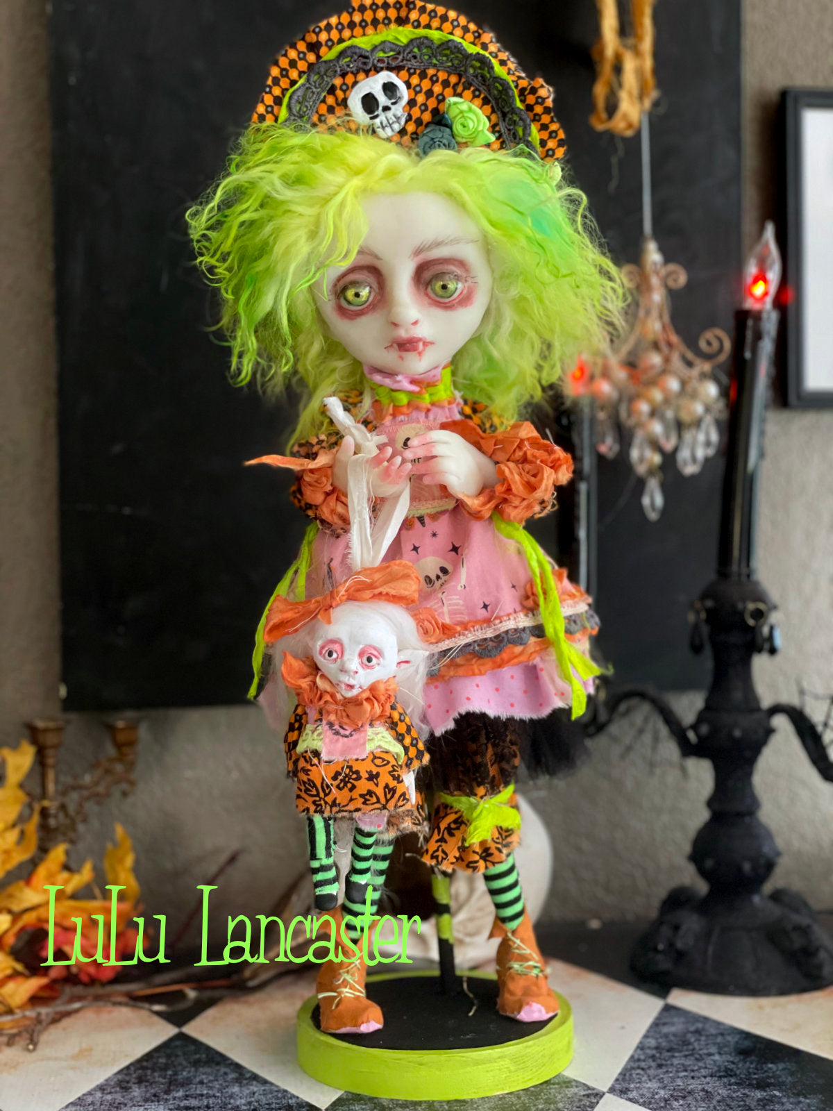 Cintha Vampire Original LuLu Lancaster Halloween Art Dolls
