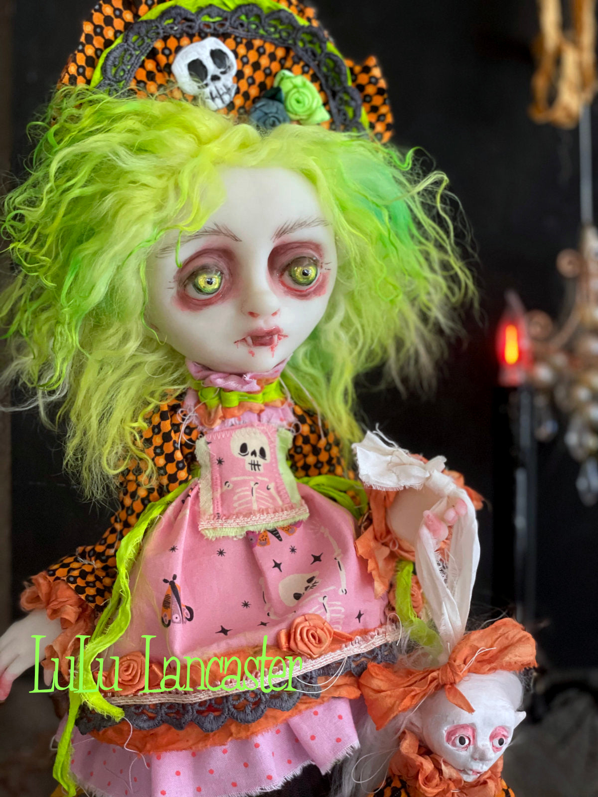 Cintha Vampire Original LuLu Lancaster Halloween Art Dolls
