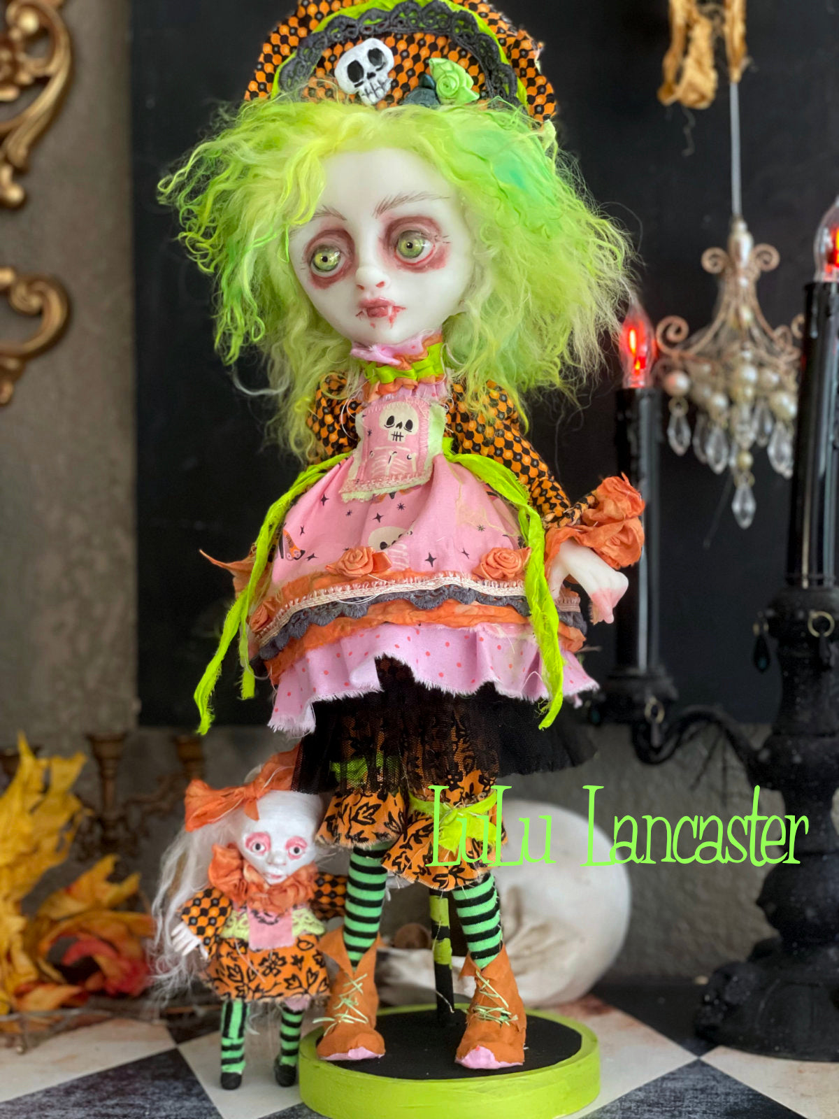Cintha Vampire Original LuLu Lancaster Halloween Art Dolls