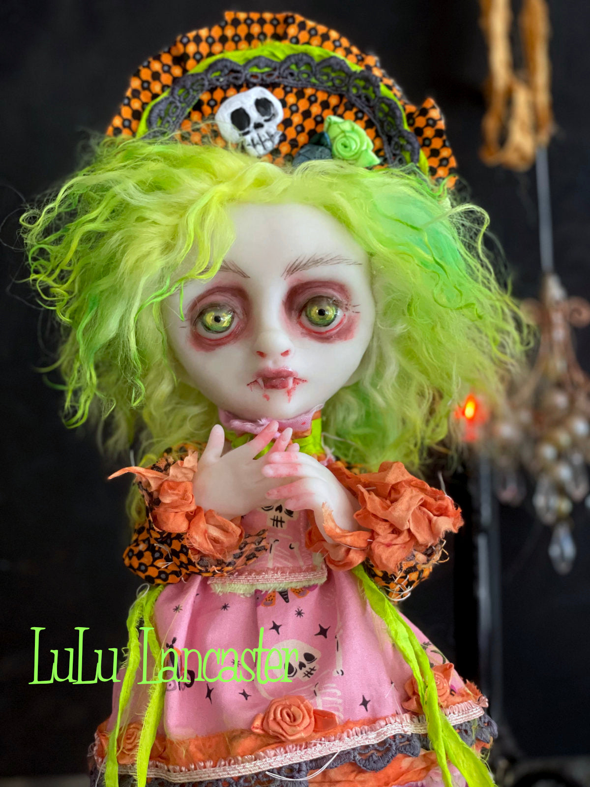 Cintha Vampire Original LuLu Lancaster Halloween Art Dolls