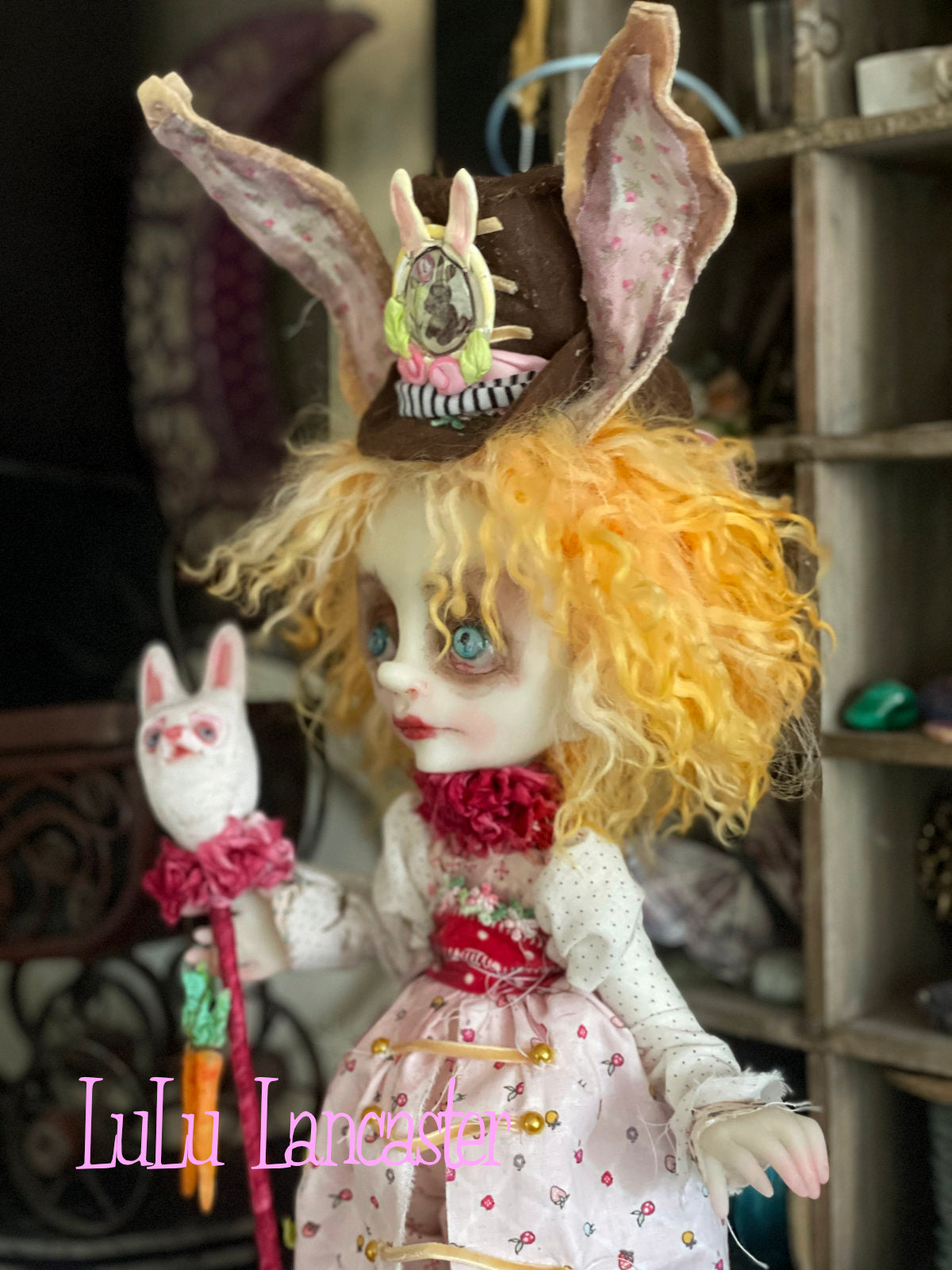 Clover Butters the Rabbit Original LuLu Lancaster Art Doll