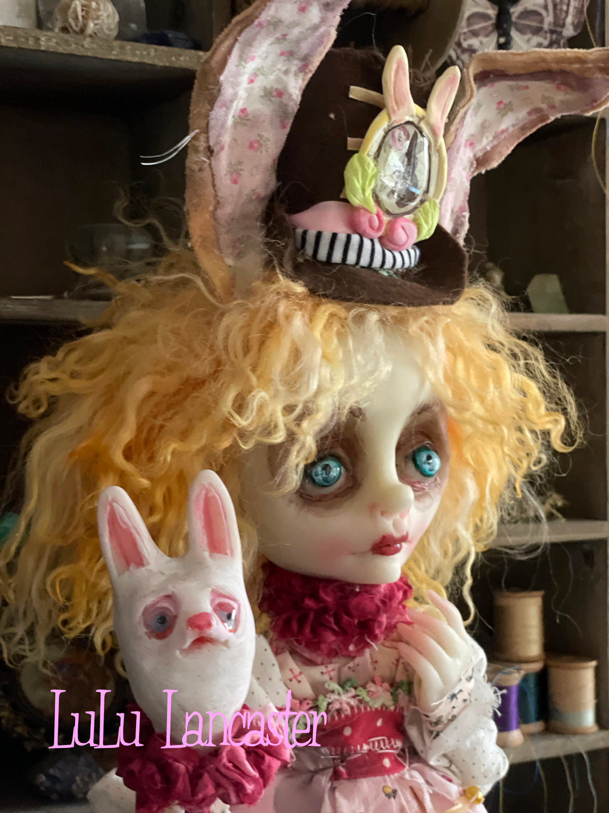 Clover Butters the Rabbit Original LuLu Lancaster Art Doll