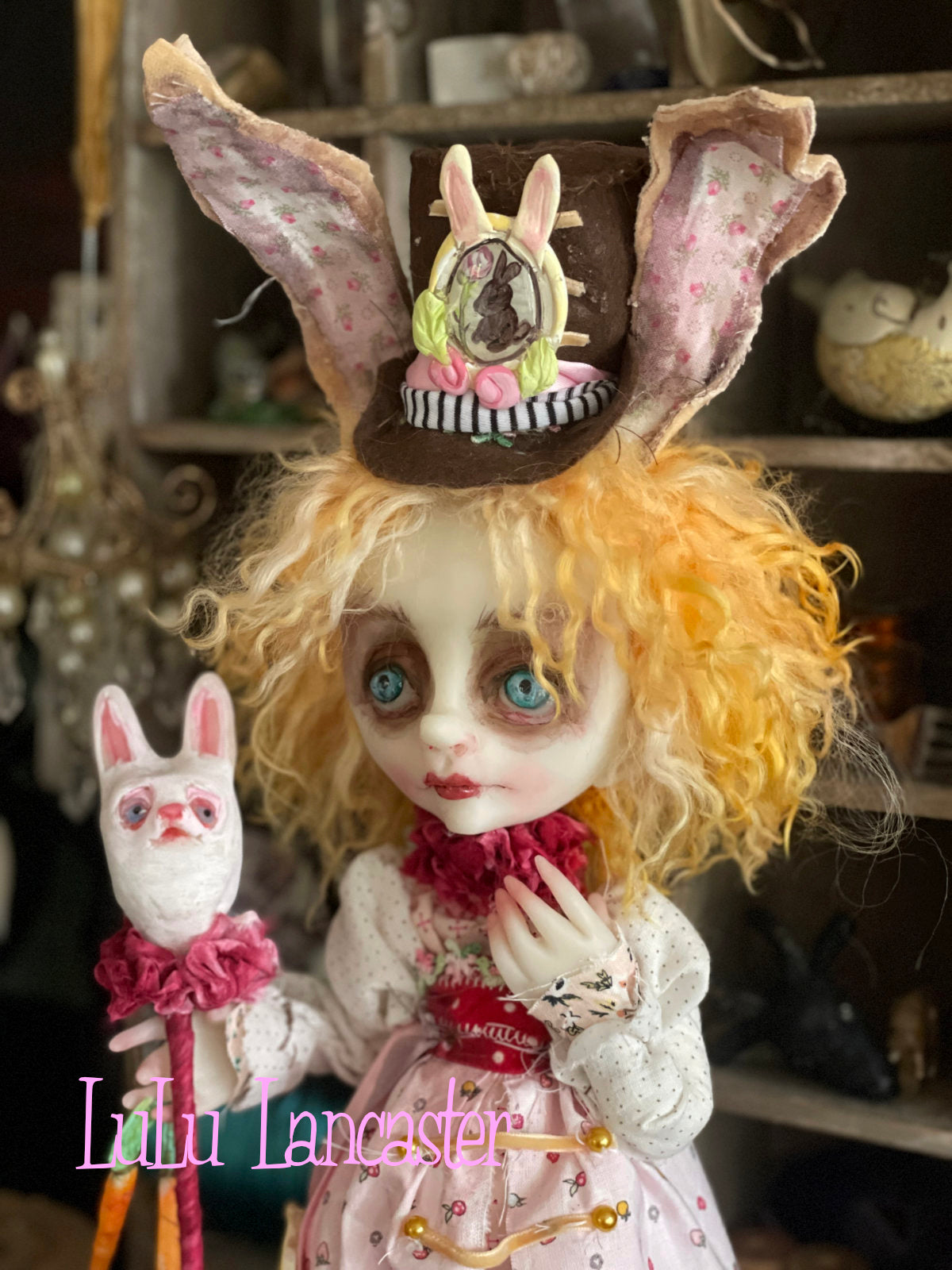Clover Butters the Rabbit Original LuLu Lancaster Art Doll