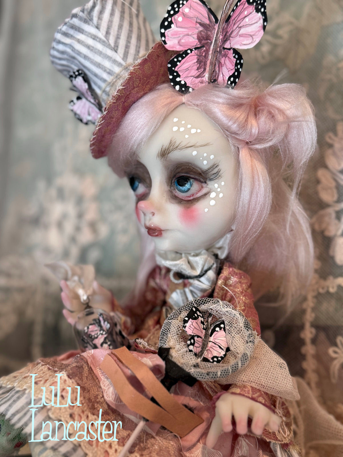 Coralynn  the Butterfly catcher Original LuLu Lancaster Art Doll