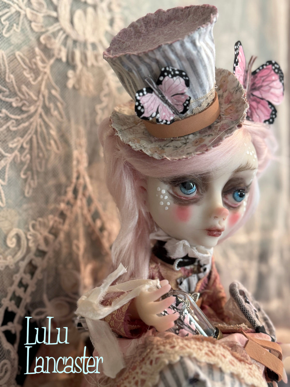 Coralynn  the Butterfly catcher Original LuLu Lancaster Art Doll