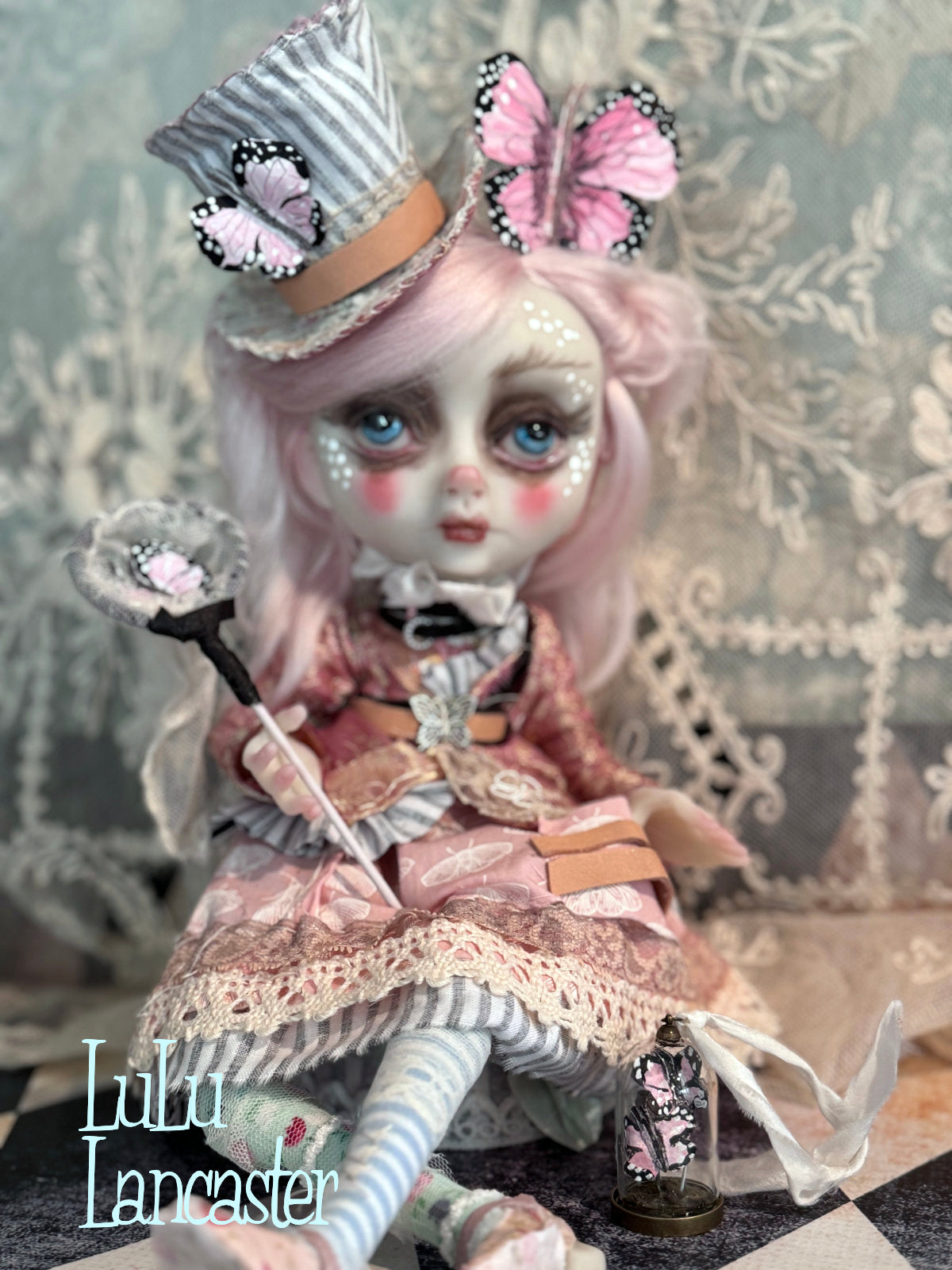 Coralynn  the Butterfly catcher Original LuLu Lancaster Art Doll