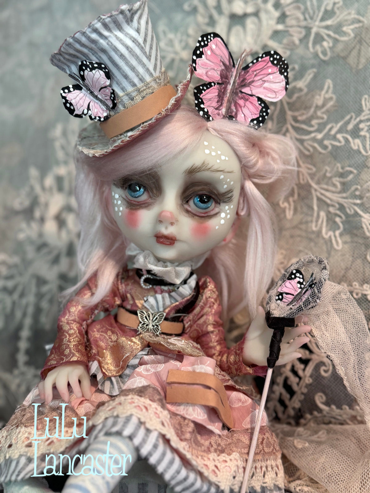 Coralynn  the Butterfly catcher Original LuLu Lancaster Art Doll