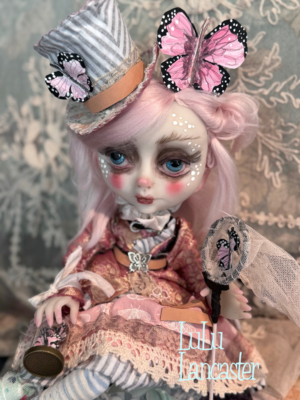 Coralynn  the Butterfly catcher Original LuLu Lancaster Art Doll