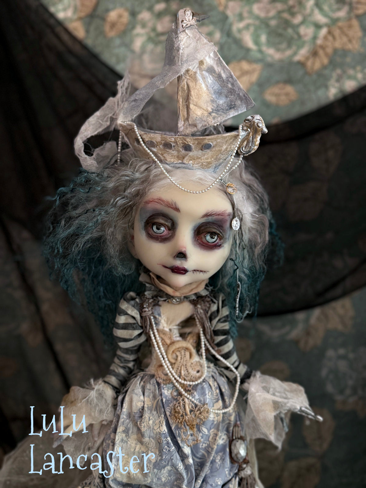The Corpse Ghost of Windy Whispers Cove Halloween Original LuLu Lancaster Art Dolls
