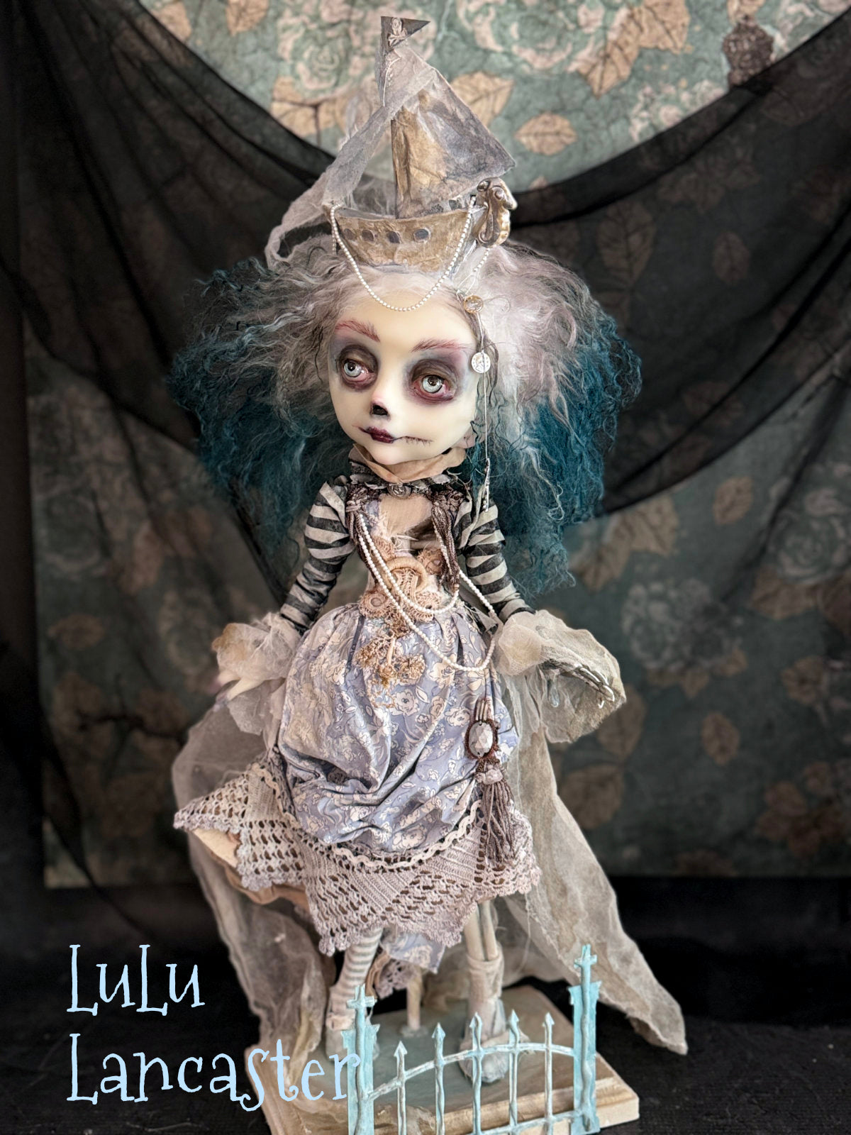 The Corpse Ghost of Windy Whispers Cove Halloween Original LuLu Lancaster Art Dolls
