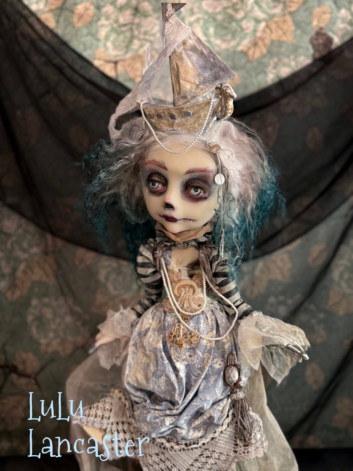 The Corpse Ghost of Windy Whispers Cove Halloween Original LuLu Lancaster Art Dolls