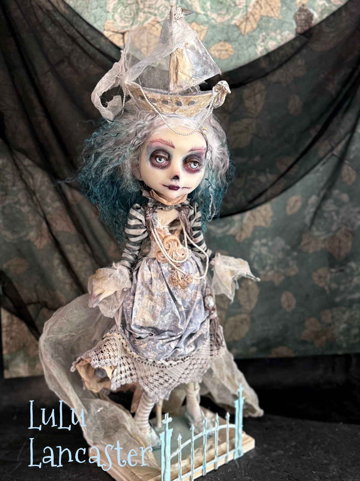 The Corpse Ghost of Windy Whispers Cove Halloween Original LuLu Lancaster Art Dolls