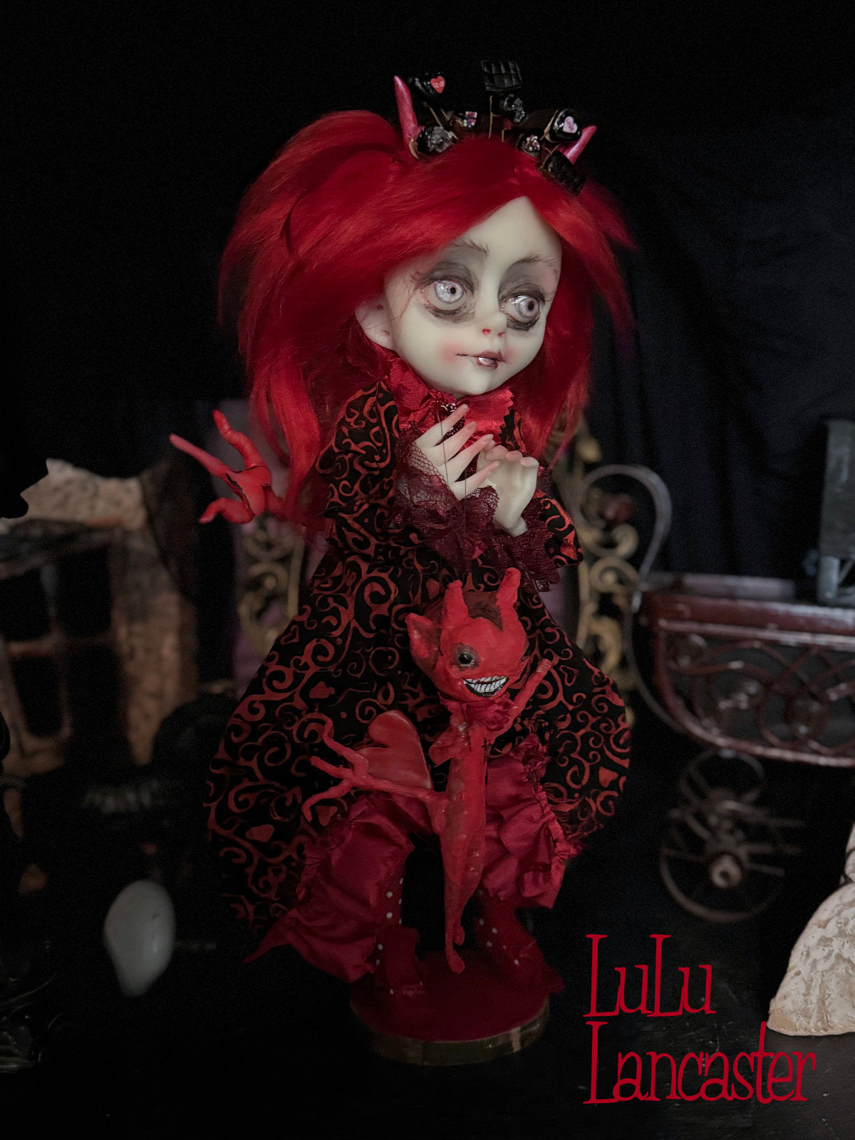Decadence the Devil Valloween Original LuLu Lancaster Art Doll