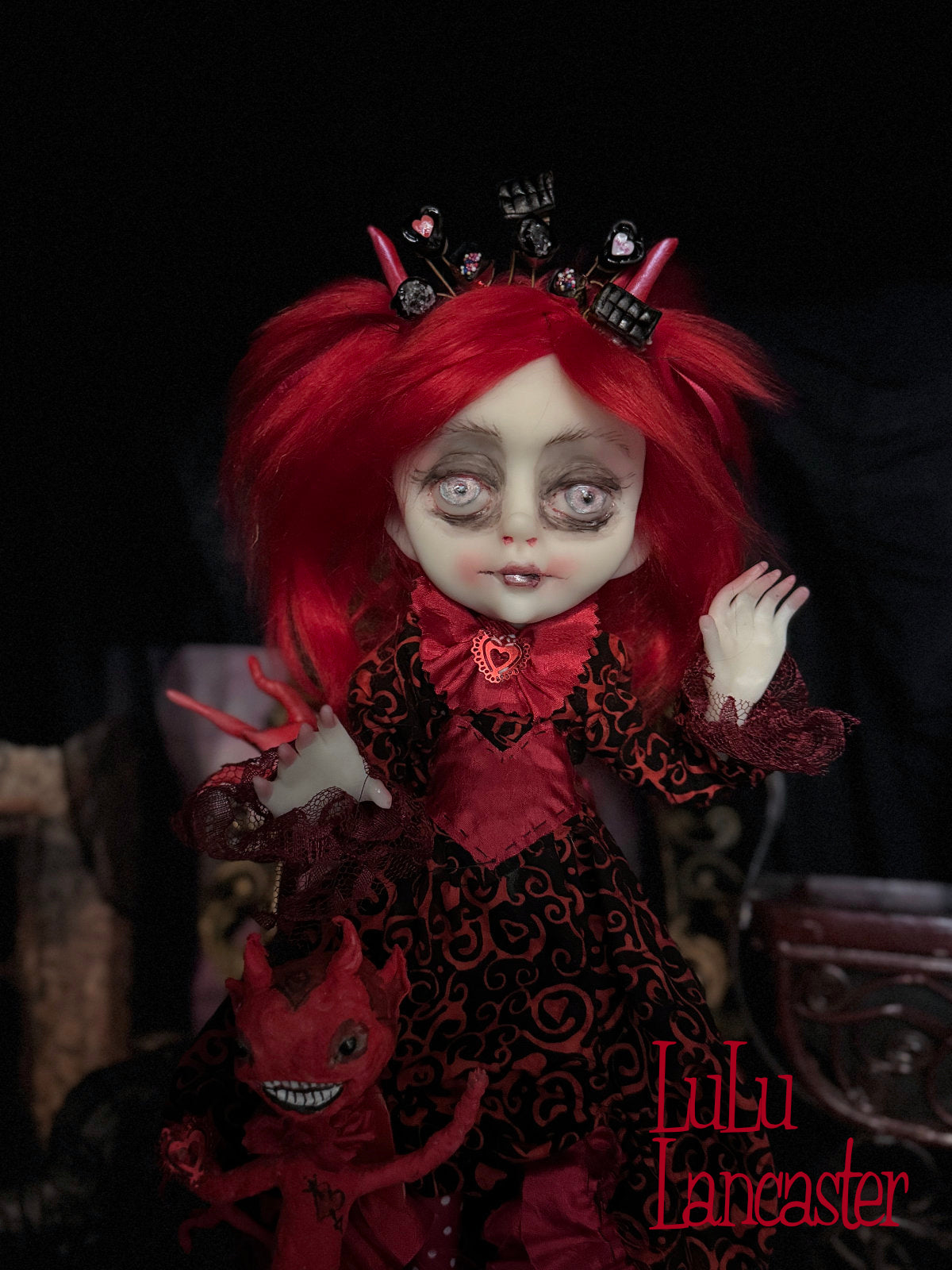 Decadence the Devil Valloween Original LuLu Lancaster Art Doll