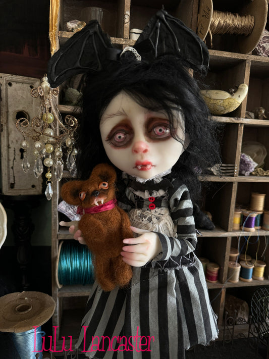 Dreary Darlene the Vampire Girl Original LuLu Lancaster Art Doll