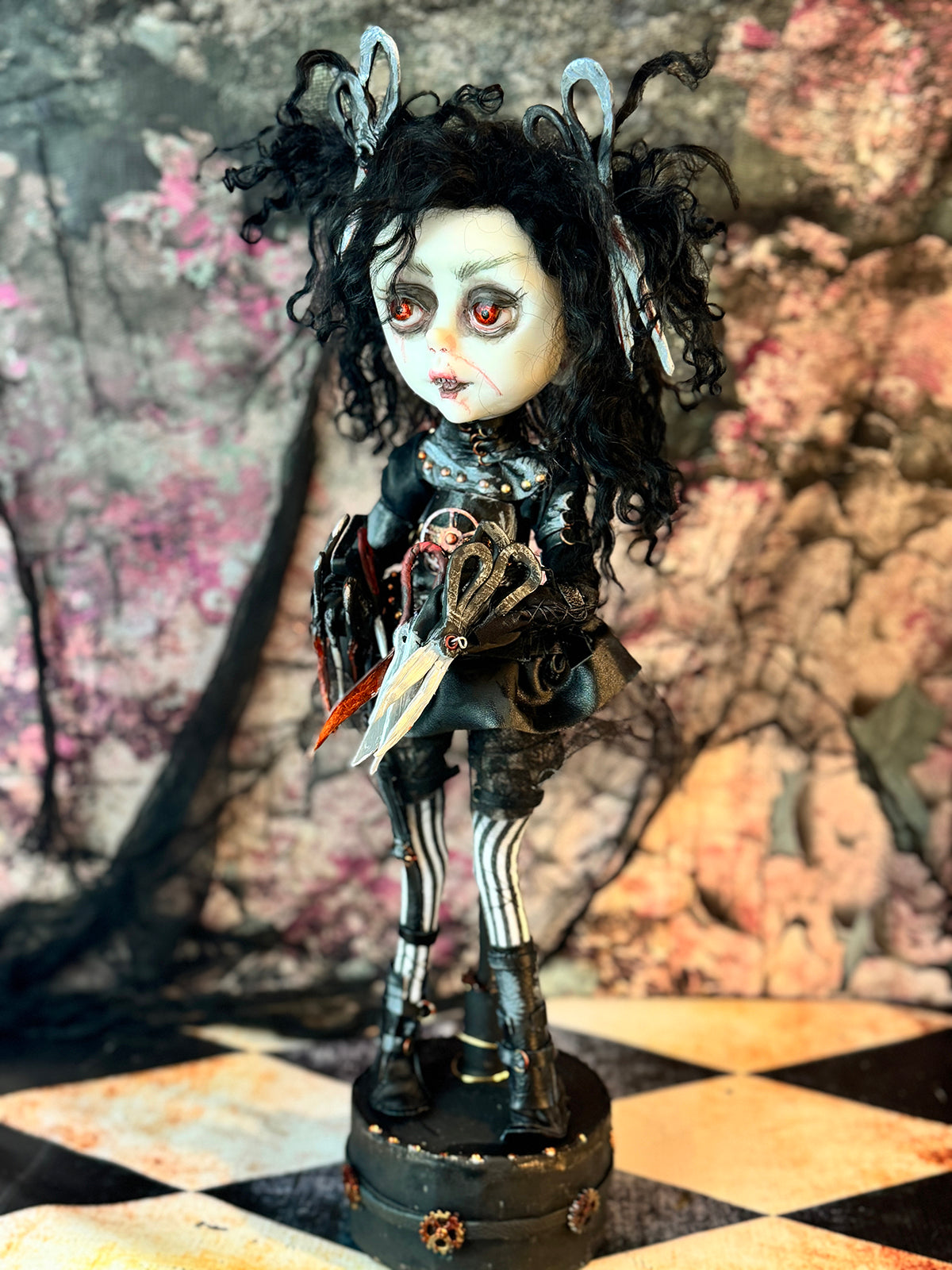 Edie Scissorhands ~ Original Lulu Lancaster Art Doll