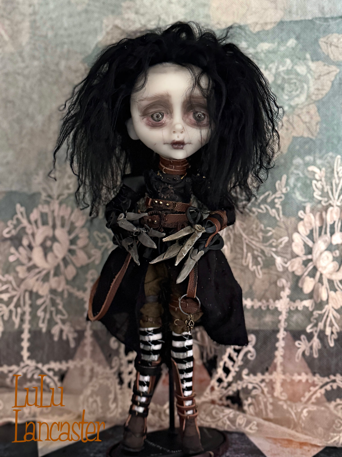 Edwina Scissorhands Steampunk Original LuLu Lancaster Art Doll