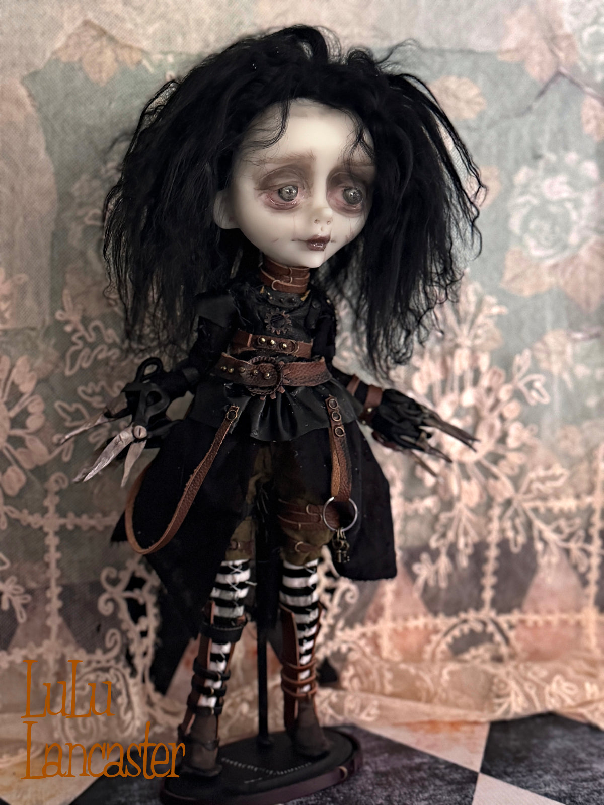 Edwina Scissorhands Steampunk Original LuLu Lancaster Art Doll