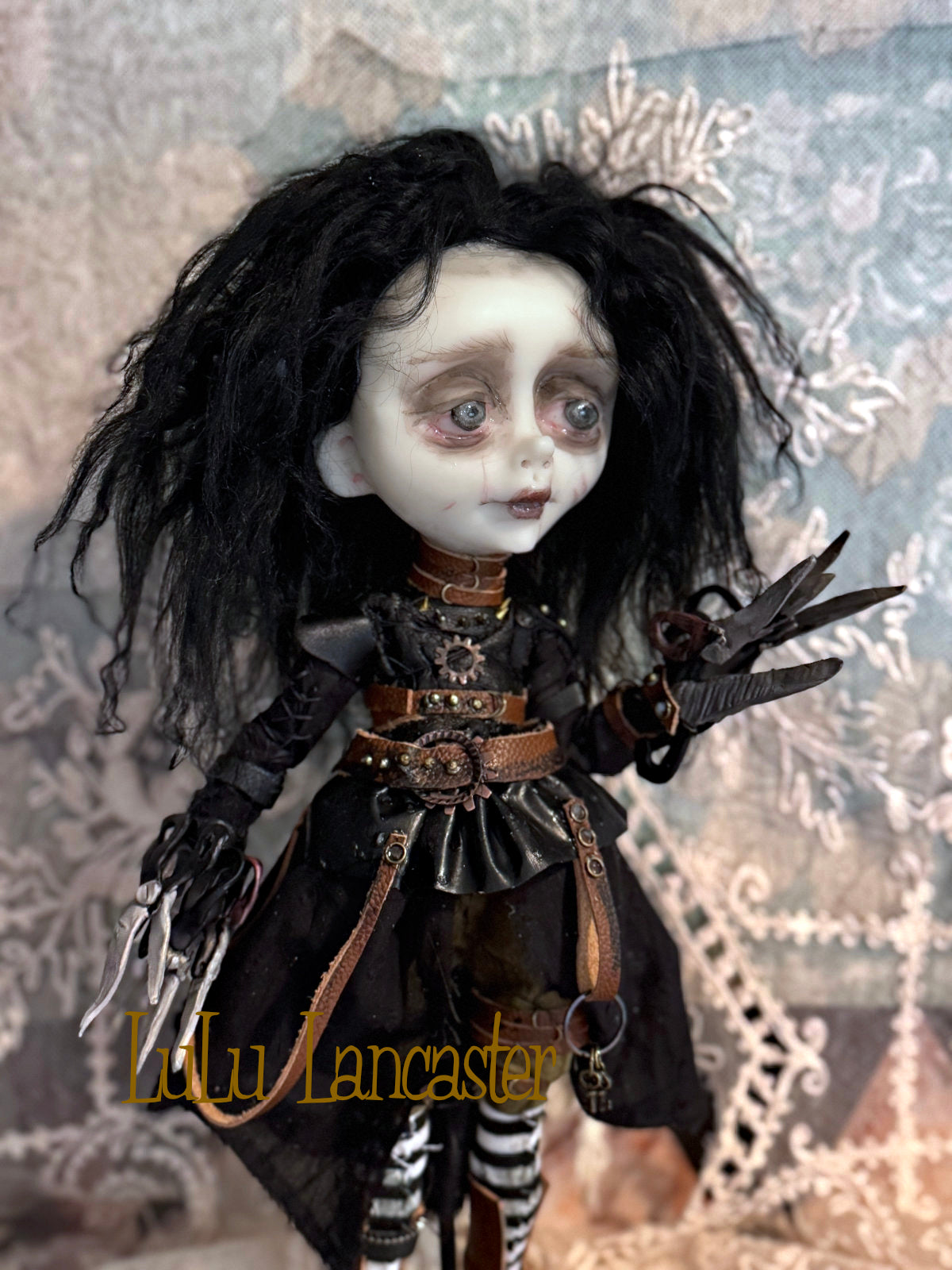 Edwina Scissorhands Steampunk Original LuLu Lancaster Art Doll
