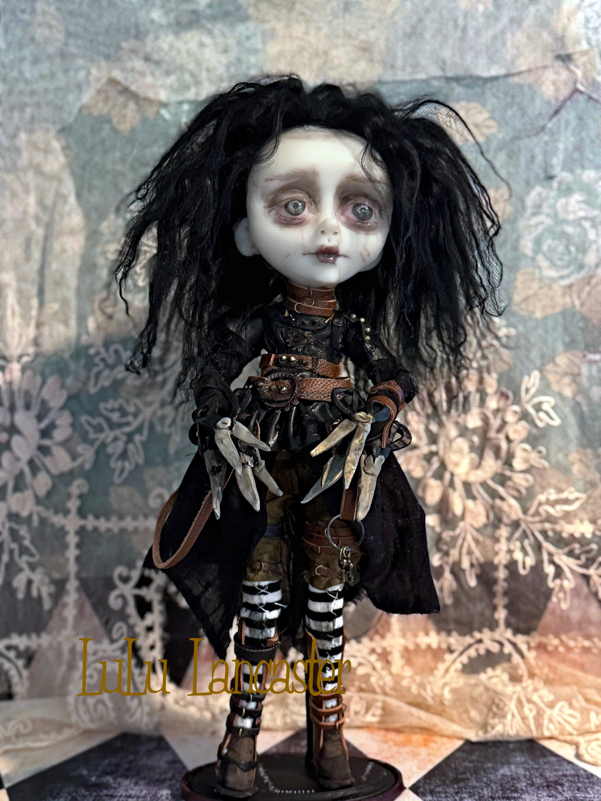 Edwina Scissorhands Steampunk Original LuLu Lancaster Art Doll