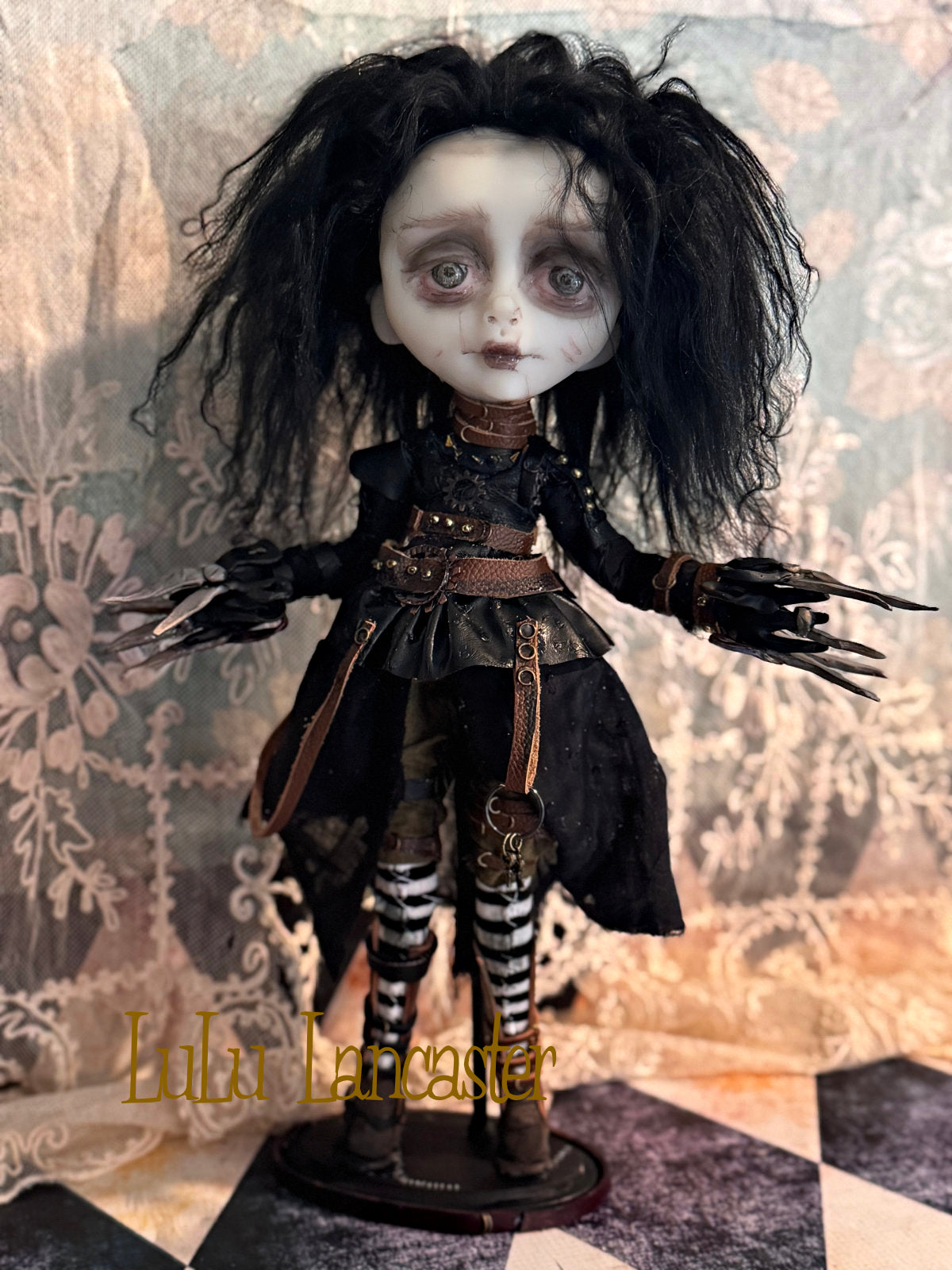 Edwina Scissorhands Steampunk Original LuLu Lancaster Art Doll
