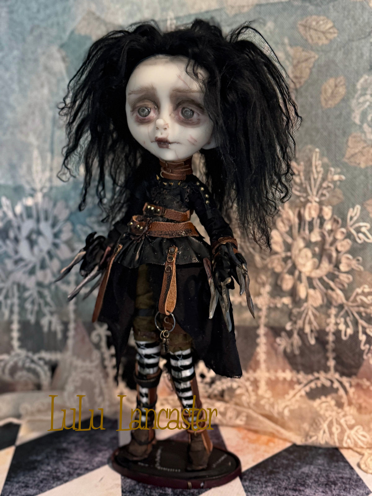 Edwina Scissorhands Steampunk Original LuLu Lancaster Art Doll