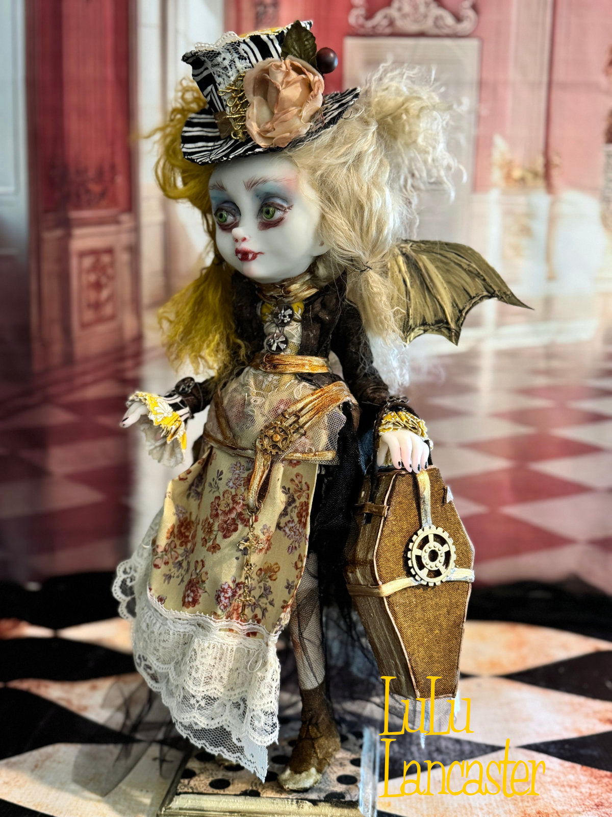 Elowen Gearheart Steampunk Vampire~ Original Lulu Lancaster Art Doll