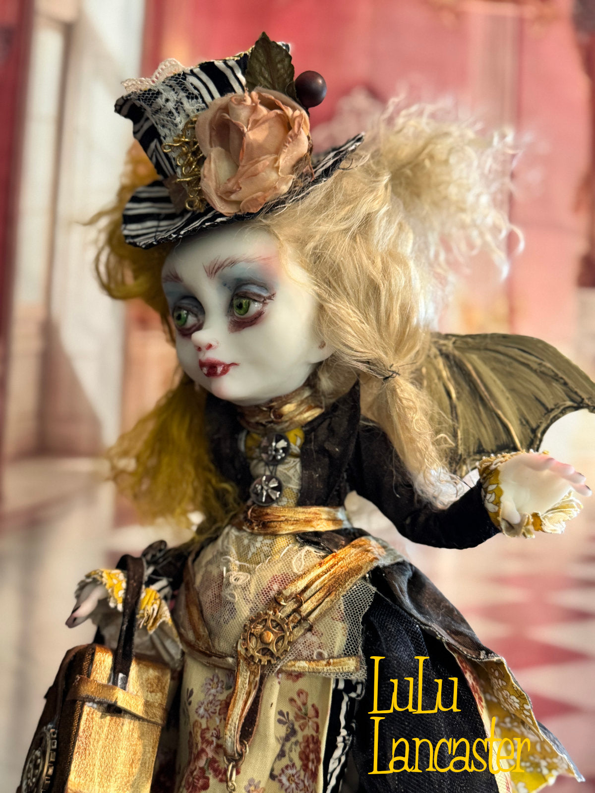 Elowen Gearheart Steampunk Vampire~ Original Lulu Lancaster Art Doll
