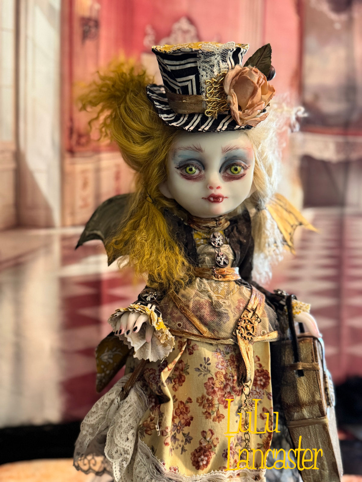Elowen Gearheart Steampunk Vampire~ Original Lulu Lancaster Art Doll