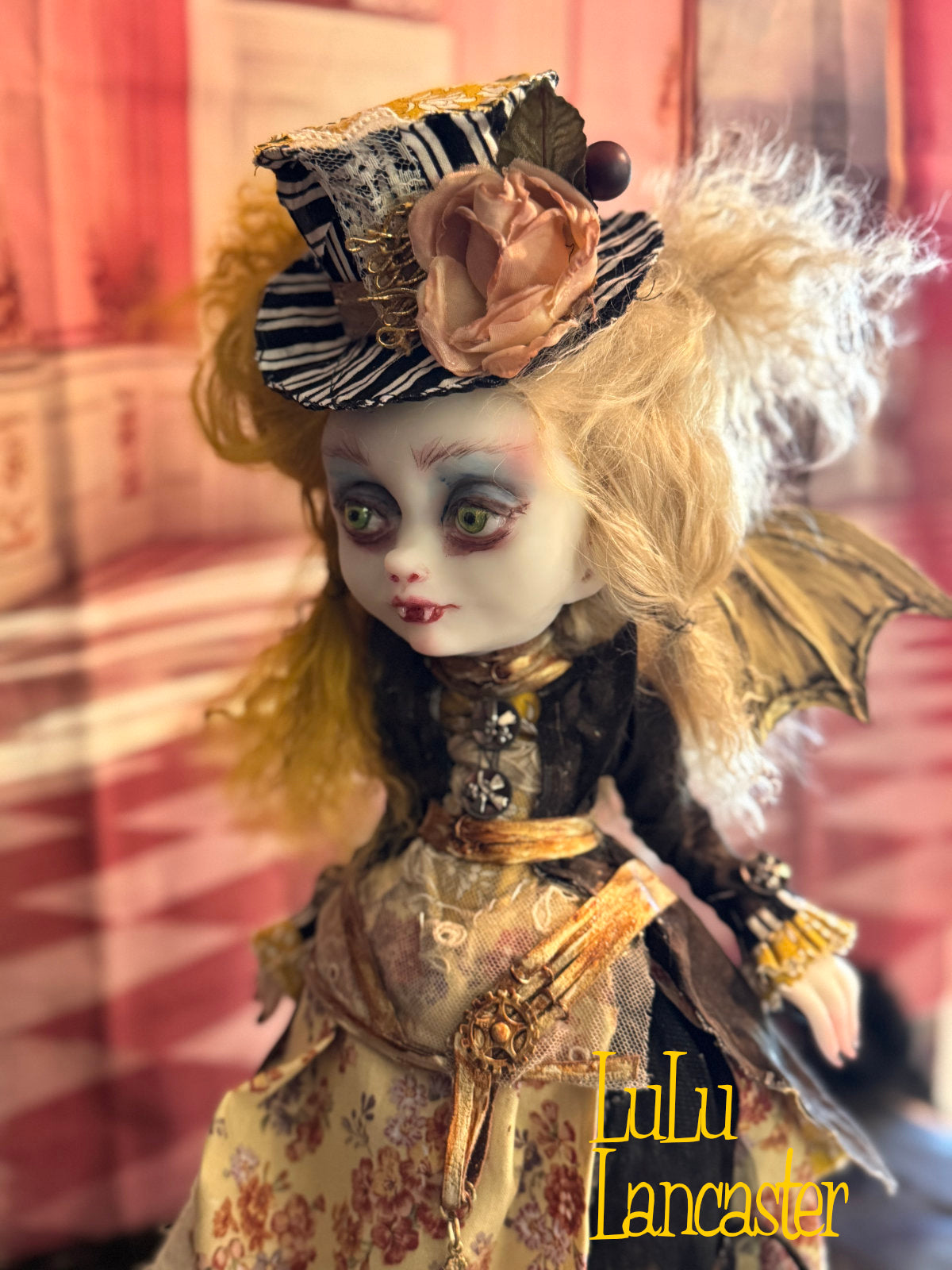 Elowen Gearheart Steampunk Vampire~ Original Lulu Lancaster Art Doll