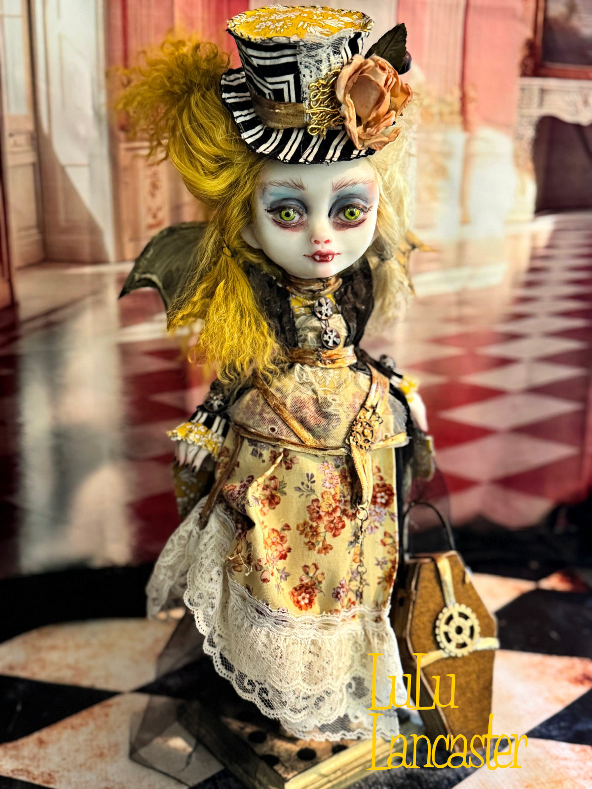 Elowen Gearheart Steampunk Vampire~ Original Lulu Lancaster Art Doll