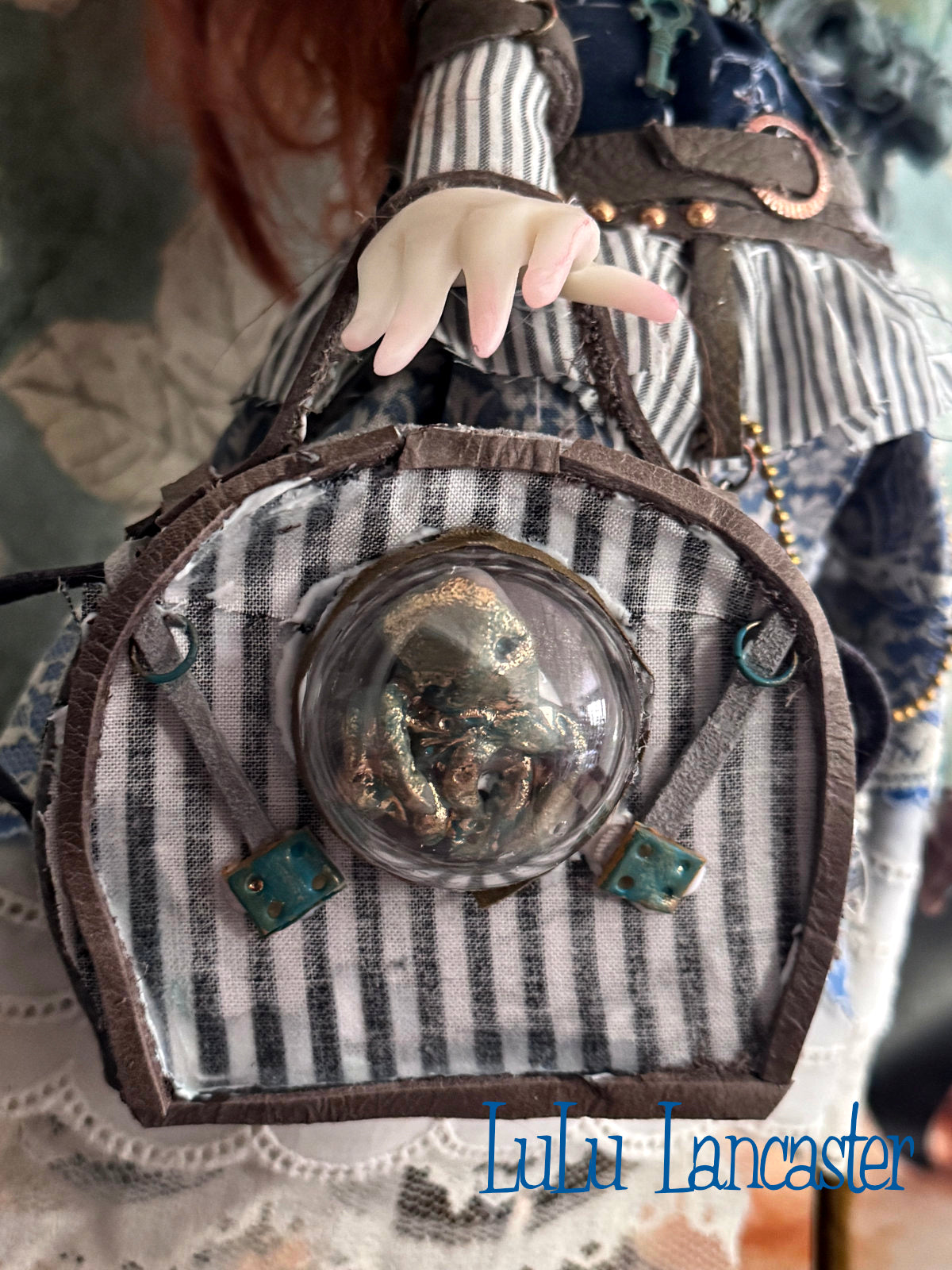 Embark the Nautical Steampunk traveling Vampire Original LuLu Lancaster Art Doll
