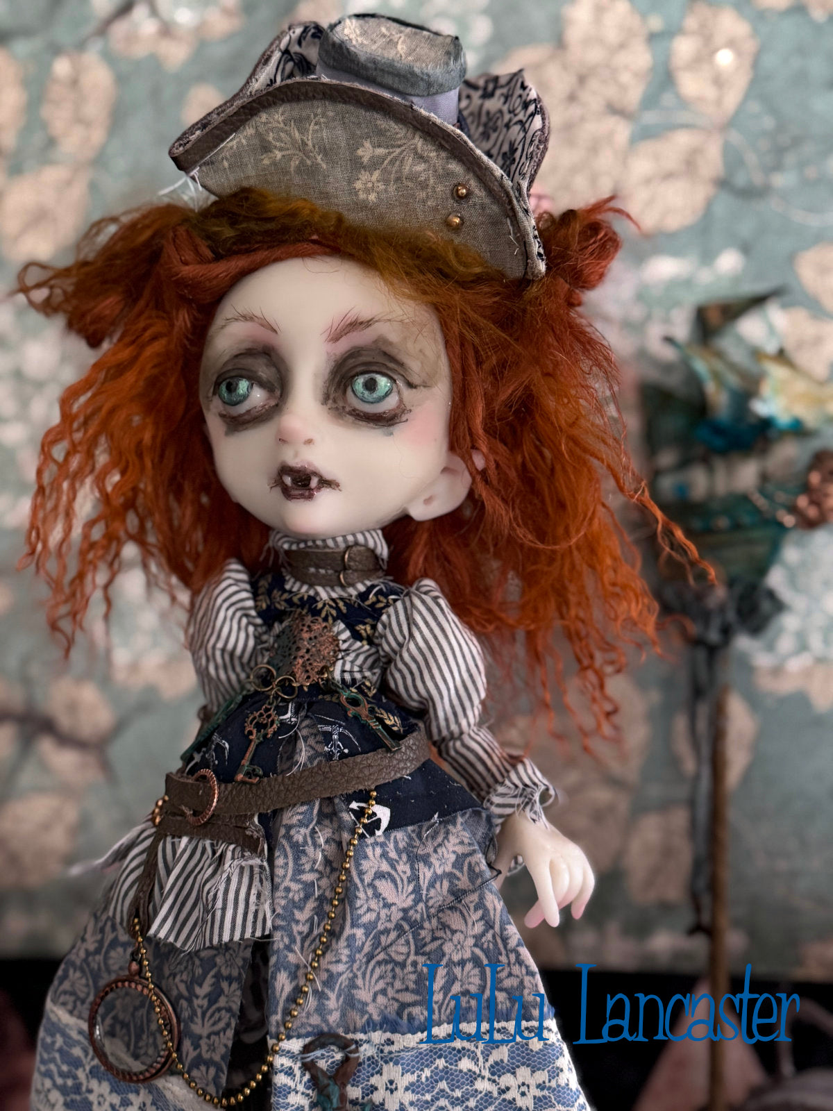 Embark the Nautical Steampunk traveling Vampire Original LuLu Lancaster Art Doll