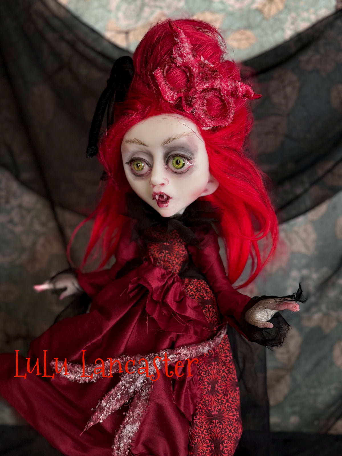 Ember the Vampire Devil Original LuLu Lancaster Art Dolls