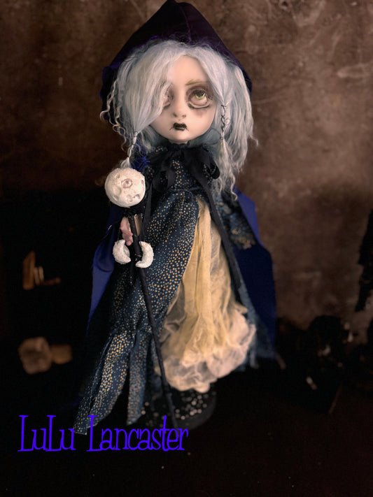 Esmeray the Midnight Witch Original LuLu Lancaster Art Doll