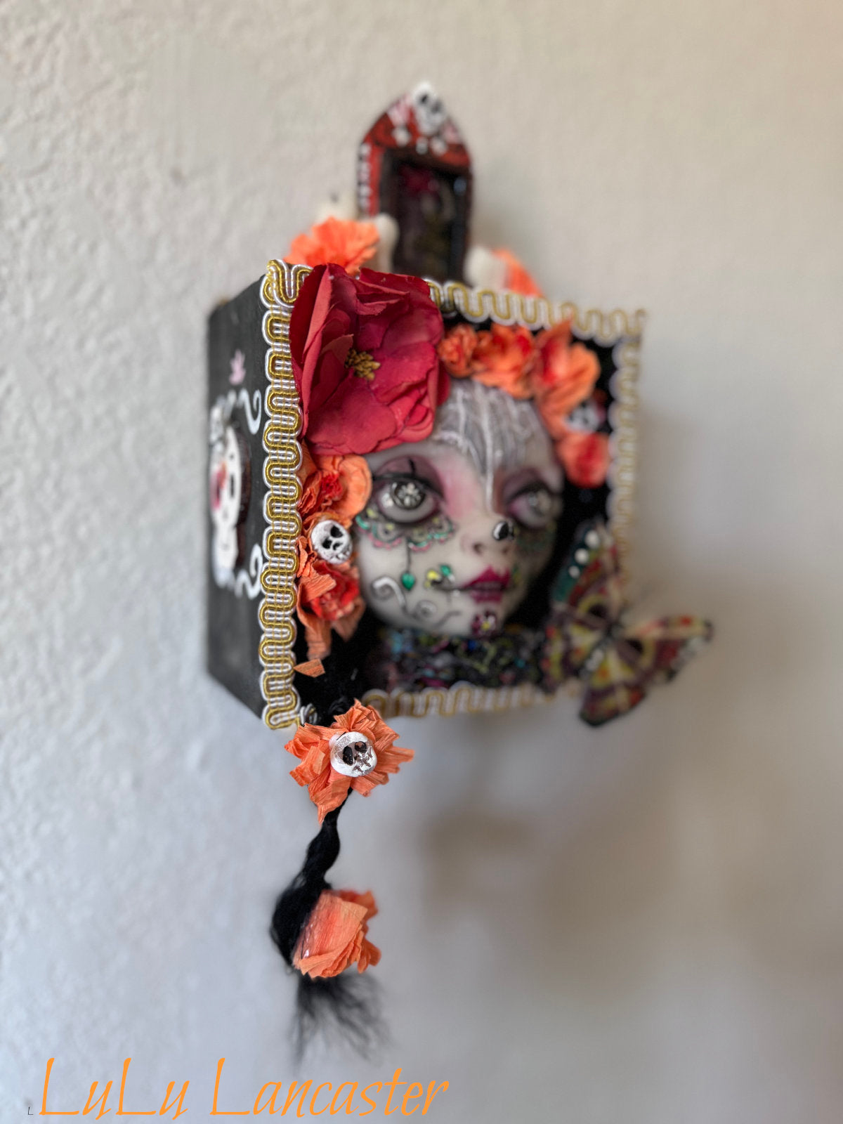 Estrella Day of the Dead Box Original LuLu Lancaster Art Doll