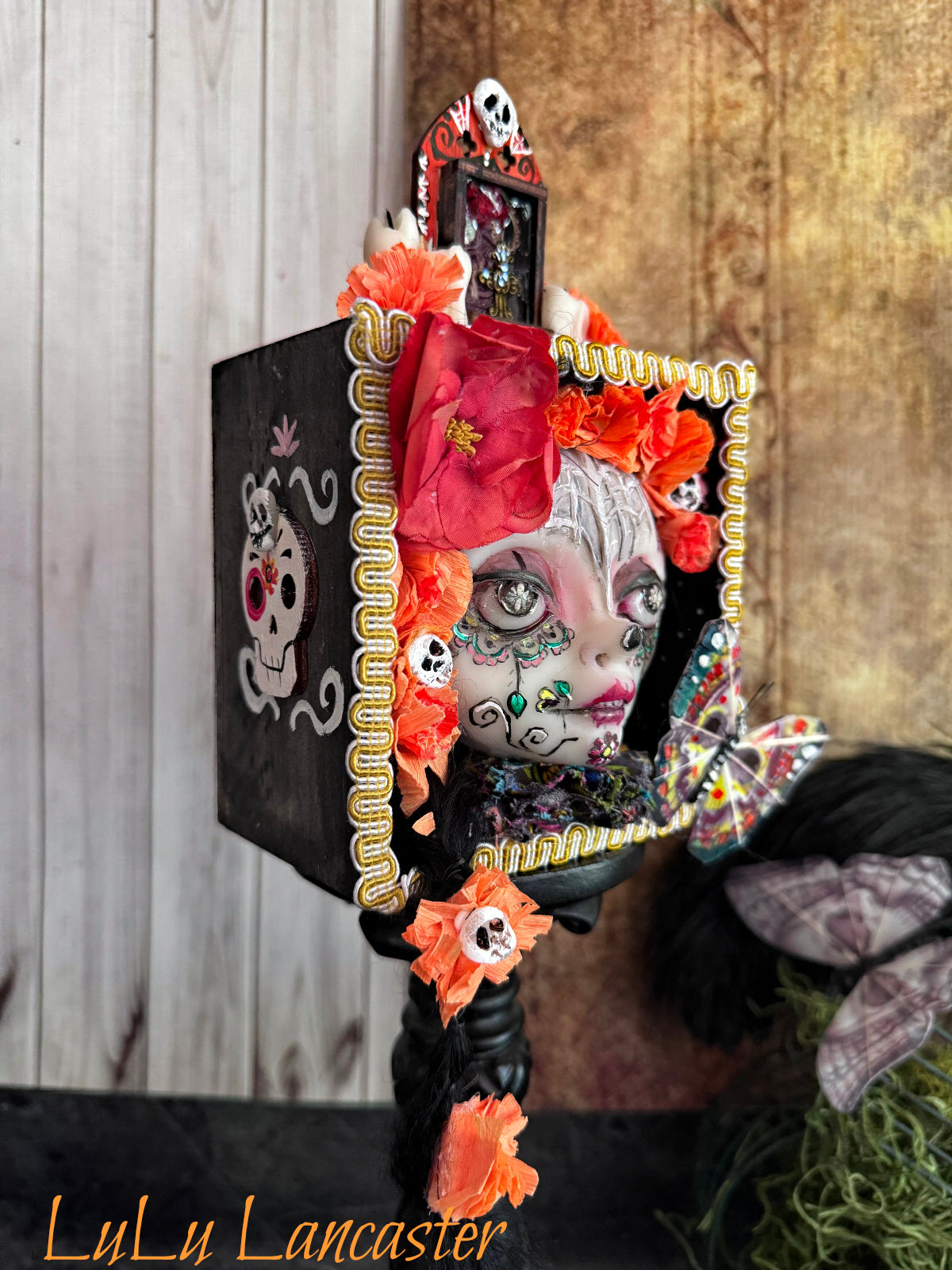 Estrella Day of the Dead Box Original LuLu Lancaster Art Doll