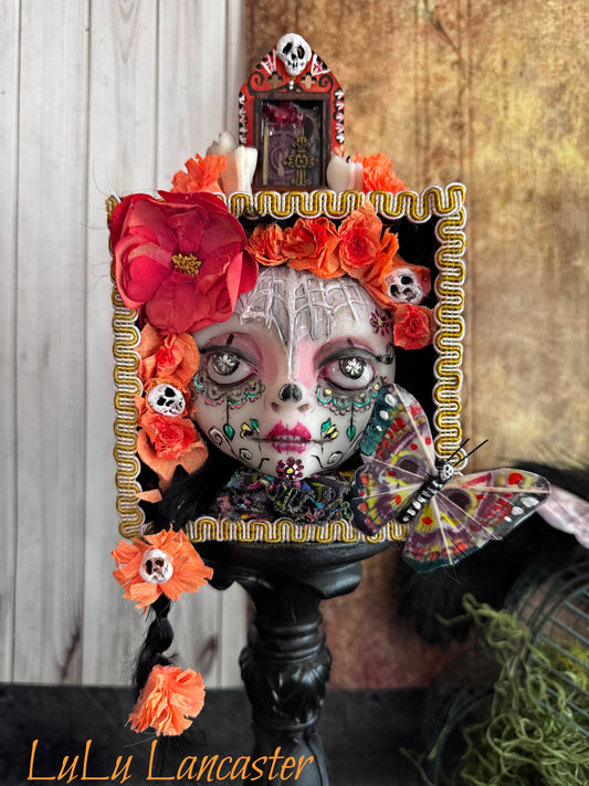 Estrella Day of the Dead Box Original LuLu Lancaster Art Doll