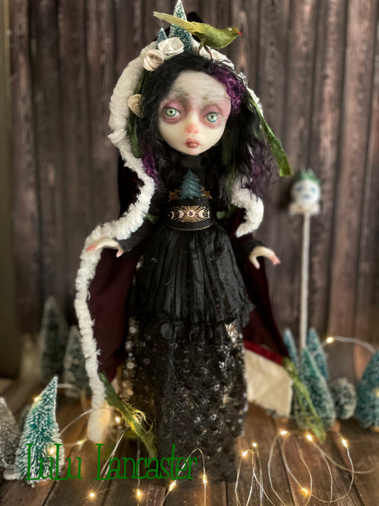 Evergreen Winter Witch LuLu's Holiday Original LuLu Lancaster Art Doll