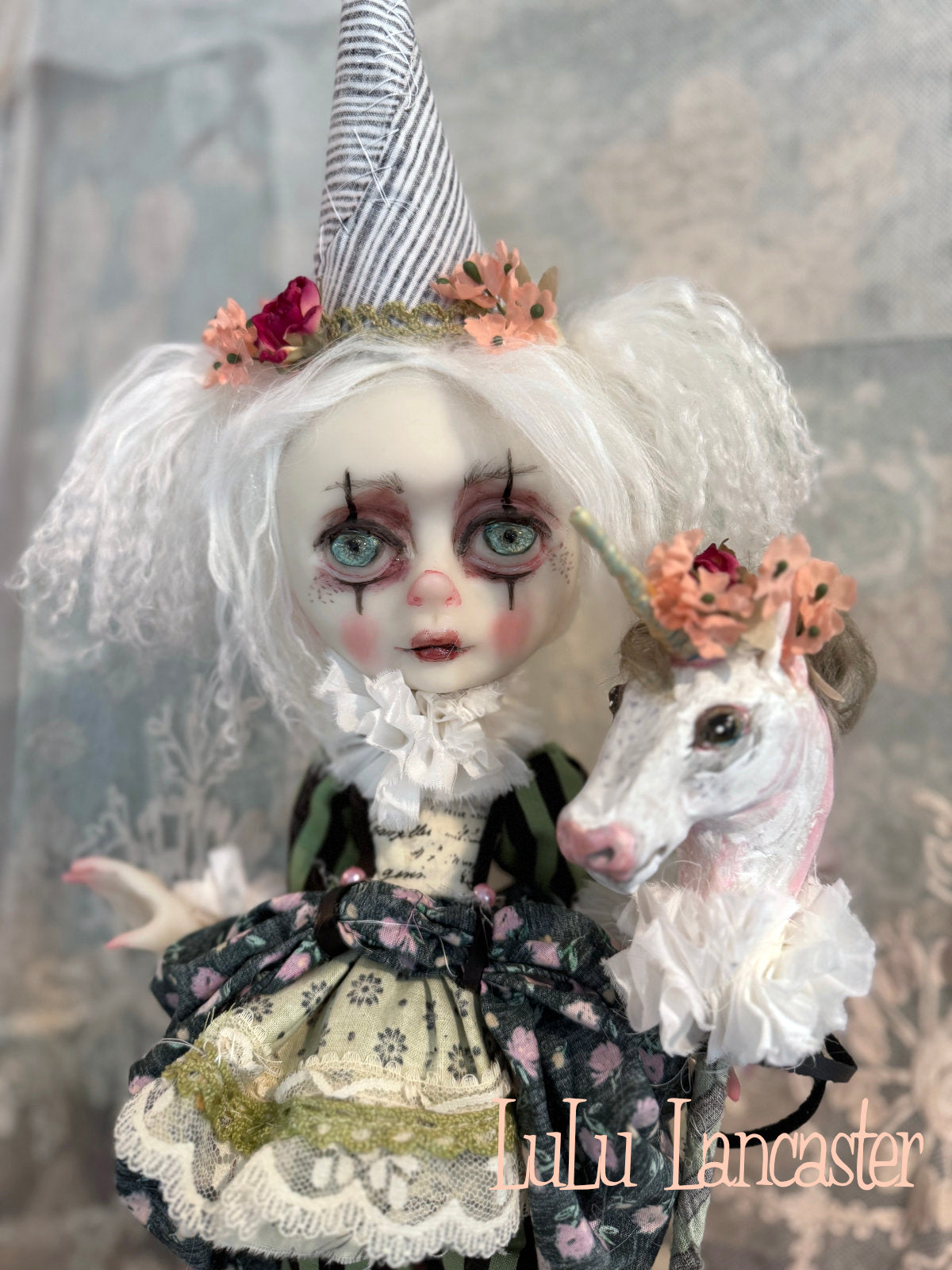 Evielynn Poupee the clown Original LuLu Lancaster Art Doll