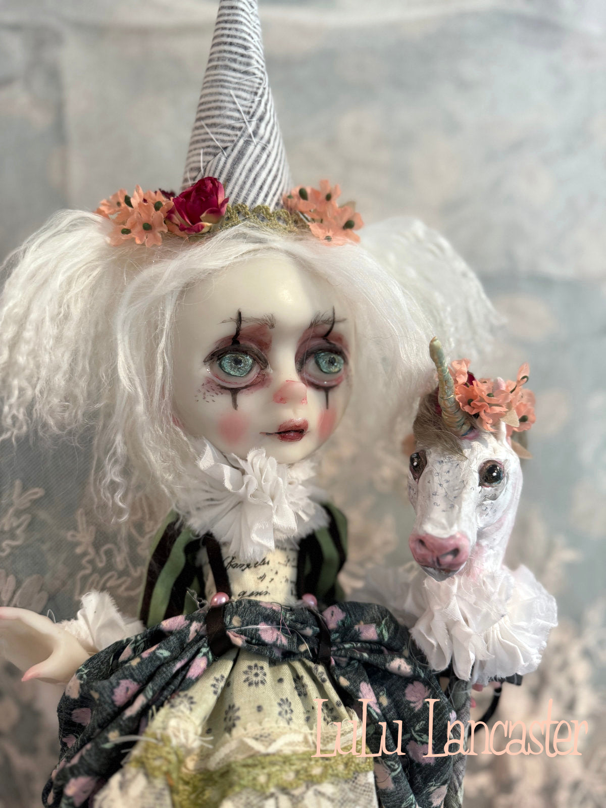 Evielynn Poupee the clown Original LuLu Lancaster Art Doll