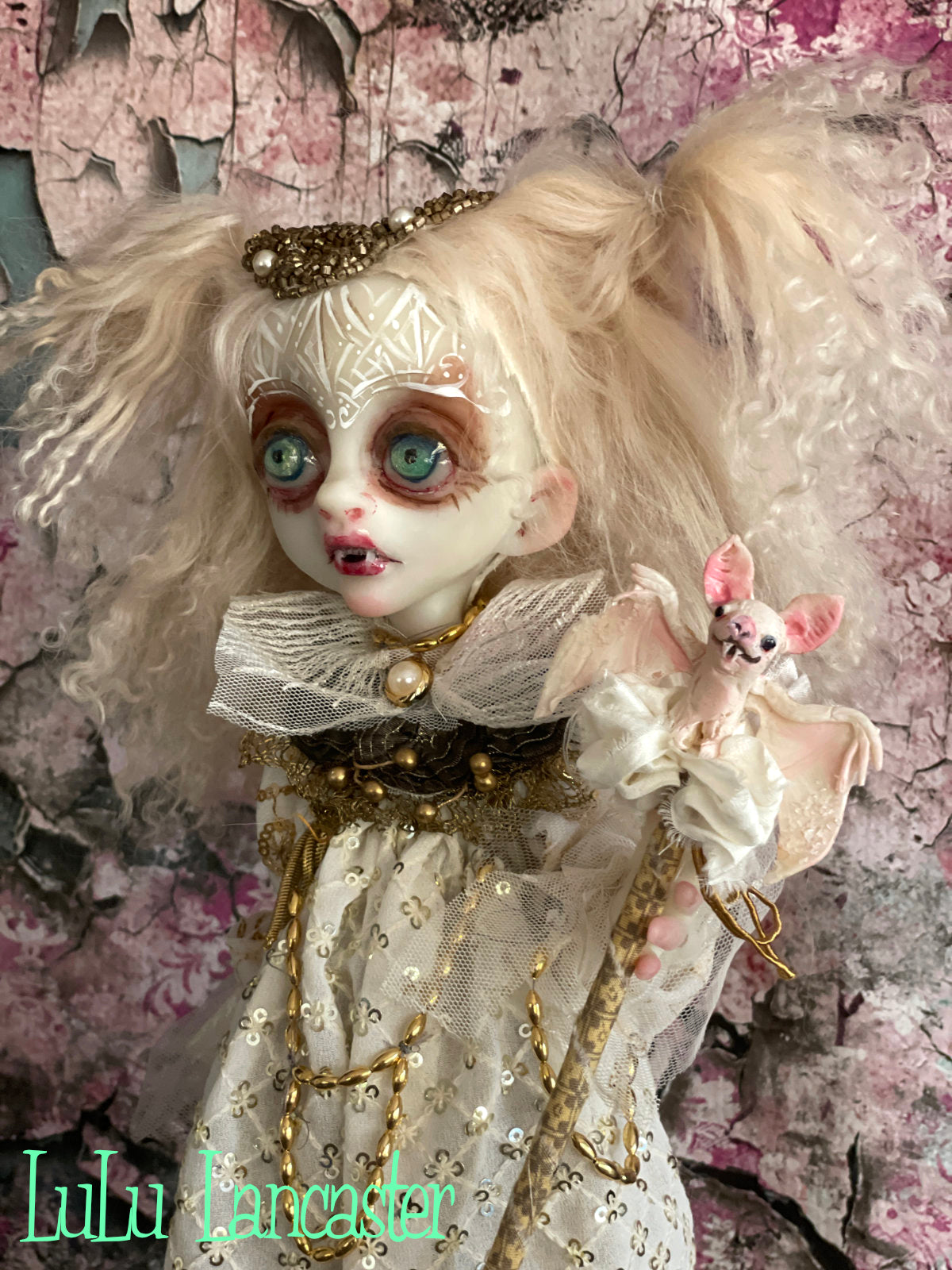 Fangine the winter vampire Original LuLu Lancaster Art Doll