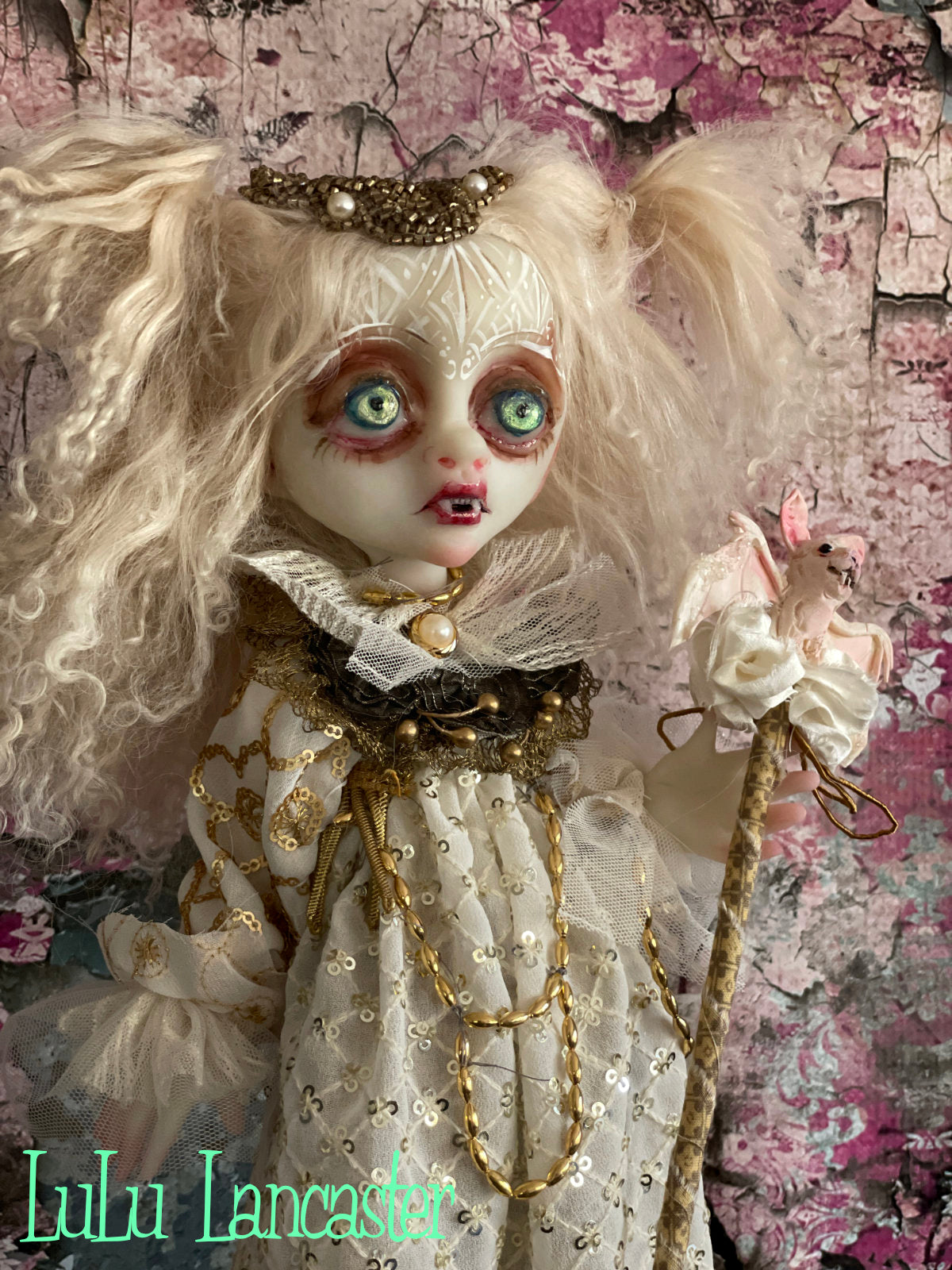 Fangine the winter vampire Original LuLu Lancaster Art Doll