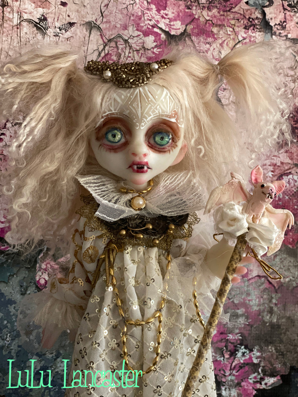 Fangine the winter vampire Original LuLu Lancaster Art Doll