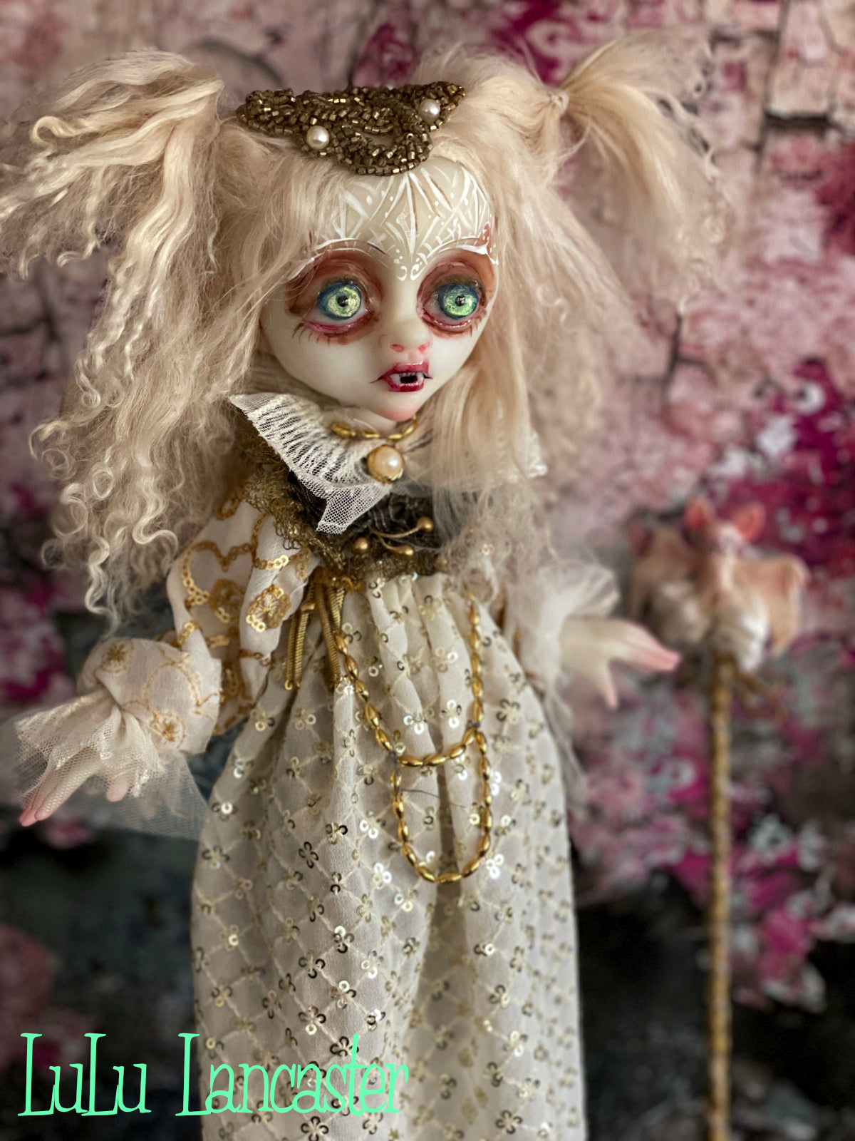Fangine the winter vampire Original LuLu Lancaster Art Doll