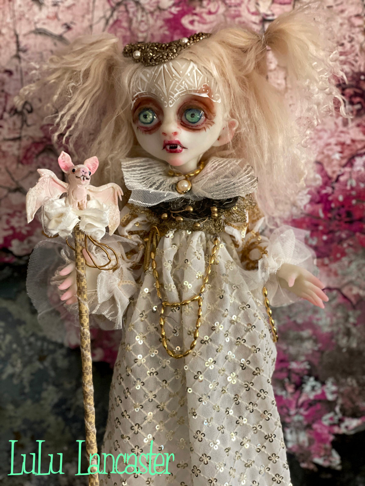 Fangine the winter vampire Original LuLu Lancaster Art Doll
