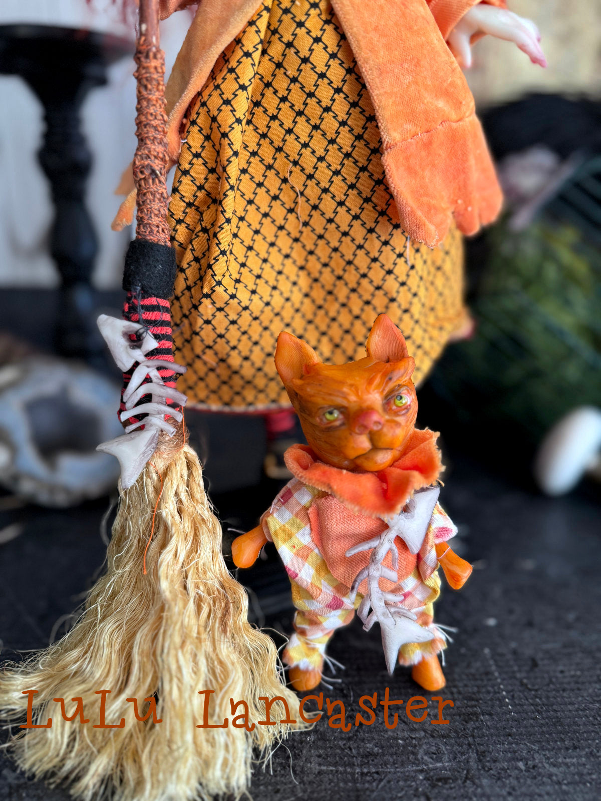 Felicity Feline Witch Original LuLu Lancaster Art Doll