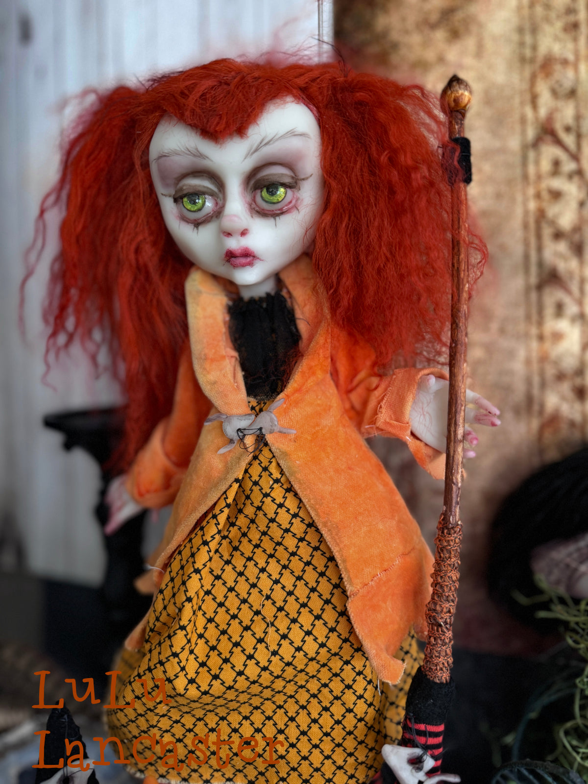 Felicity Feline Witch Original LuLu Lancaster Art Doll